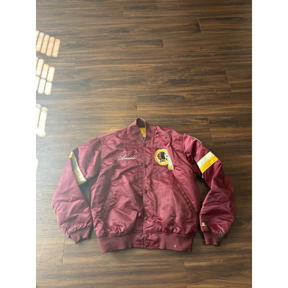 Vintage 80s Washington Redskins Pro Line Starter Satin Jacket medium Commanders
